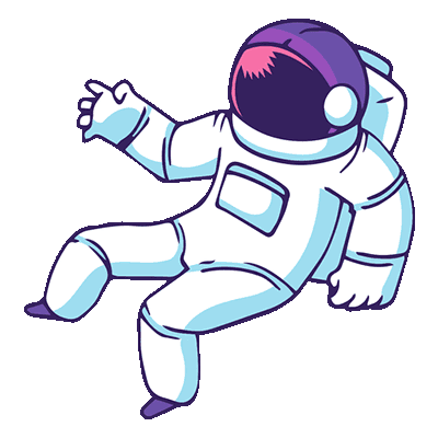 Flying astronaut